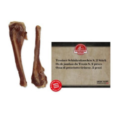 Swiss Mountain Petfood Tessiner Schinkenknochen S, 2 Stk. à 40 - 60 g Swiss Mountain Petfood Tessiner Schinkenknochen S, 2 Stk. à 40 - 60 g
