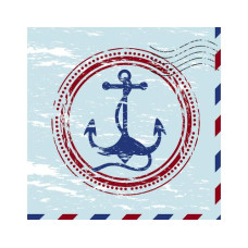 Paper + Design Papierservietten Anchor 33 cm x 33 cm, 20 Stück