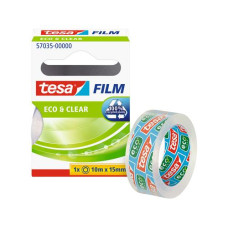 tesa Klebeband Eco&Clear 15 mm x 10 m, Transparent