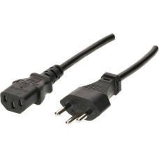 Max Hauri Netzkabel 5 m C13 - T12 Schwarz