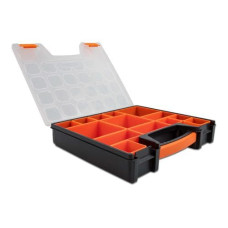 Delock Sortimentskasten Orange / Schwarz 14 Fächer Delock Sortimentskasten Orange / Schwarz 14 Fächer