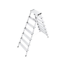 Hailo Doppelstufenleiter D60, Alu 7 Stufen Hailo Doppelstufenleiter D60, Alu 7 Stufen