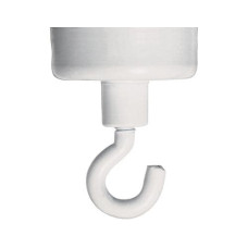 Franken Hakenmagnet Ø 37 mm, 1 Stück, Weiss