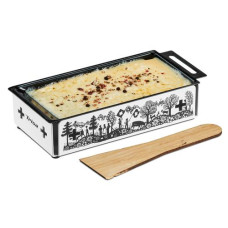 Trisa Teelicht-Raclette Kitchenette, Schwarz/Weiss Trisa Teelicht-Raclette Kitchenette, Schwarz/Weiss