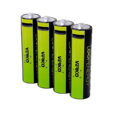 Verico Akku 4x AA 1700 mAh mit USB-C