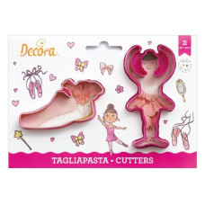 Decora Guetzli-Ausstecher-Set 2 Stück, Ballerina