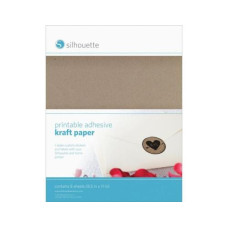 Silhouette Stickerpapier Bedruckbares Kraftpapier