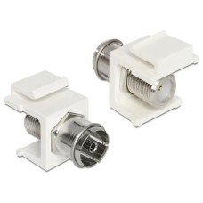 Delock Keystone-Modul IEC - F Weiss Delock Keystone-Modul IEC - F Weiss