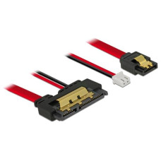 Delock SATA3-Kombikabel 2 Pin Strom, 10 cm Delock SATA3-Kombikabel 2 Pin Strom, 10 cm