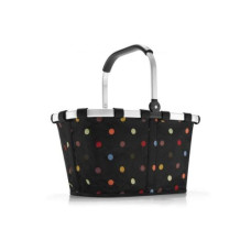 Reisenthel Einkaufskorb Carrybag Dots Schwarz/Mehrfarbig