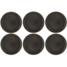 Bitz Frühstücks- & Dessertteller  Ø 21 cm, 6 Stück, Grau