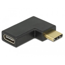 Delock USB 3.1 Adapter Gen2, 10Gbps, C-C, m-f  Links gewinkelt