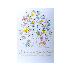 ABC Grusskarte Baum ABC Grusskarte Baum