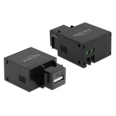 Delock Keystone-Modul USB Typ-A Ladebuchse Schwarz, 5V /2.1A Delock Keystone-Modul USB Typ-A Ladebuchse Schwarz, 5V /2.1A