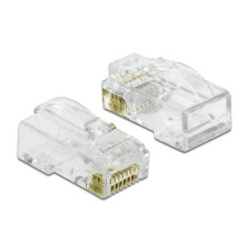 Delock Stecker RJ45 Cat.6 UTP 20 Stück, Transparent Delock Stecker RJ45 Cat.6 UTP 20 Stück, Transparent