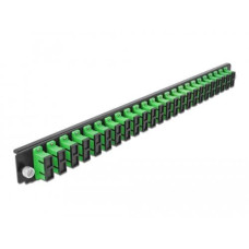 Delock Verteilerplatte Frontblende 24 Port SC Duplex OS2 SM grün