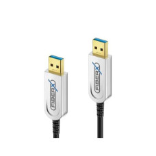 FiberX USB 3.1-Kabel Gen2, Fiber, 10Gbps USB A - USB A 50 m FiberX USB 3.1-Kabel Gen2, Fiber, 10Gbps USB A - USB A 50 m