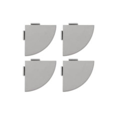 Bergo Bodenfliesen Abschlussecke zu UNIQUE Grau, 4 Stück Bergo Bodenfliesen Abschlussecke zu UNIQUE Grau, 4 Stück