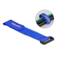 Delock Klettkabelbinder Blau 190 mm x 25 mm 5 Stück