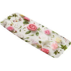 Kleine Wolke Badewanneneinlage Rosalie 36 x 92 cm, Grün/Hellrosa/Weiss