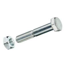 Krafter Sechskantschrauben M 10 x 50 mm mit Muttern Edelstahl, 2 Stk Krafter Sechskantschrauben M 10 x 50 mm mit Muttern Edelstahl, 2 Stk