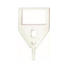 Robert Rieffel Schlüsselanhänger Visu-Color 10 Stück, Weiss Robert Rieffel Schlüsselanhänger Visu-Color 10 Stück, Weiss