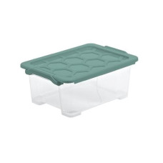 Rotho Aufbewahrungsbox Evo Safe 11 l, Grün/Transparent Rotho Aufbewahrungsbox Evo Safe 11 l, Grün/Transparent