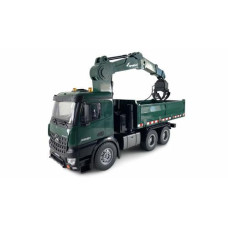 Amewi Lastwagen Mercedes Benz Arocs Kipper mit Kran 1:16, RTR