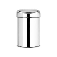 Brabantia Toucheimer Touch Bin 3 l, Brilliant Steel