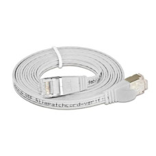 SLIM Slimpatchkabel  Cat 6, STP, 3 m, Weiss