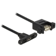 Delock USB 2.0-Einbaukabel USB A - Micro-USB B 1 m Delock USB 2.0-Einbaukabel USB A - Micro-USB B 1 m