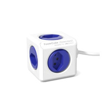 Allocacoc Tischsteckdosenleiste PowerCube Extended 5x T13 blau