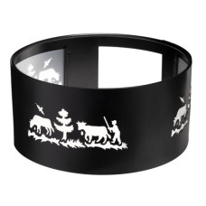 Heidi Cheese Line Fondue-Rechaud Windschutz Alpes Schwarz