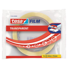 tesa Klebeband 15 mm x 66 m, Transparent, 1 Rolle