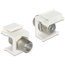 Delock Keystone-Modul Typ F Weiss Delock Keystone-Modul Typ F Weiss