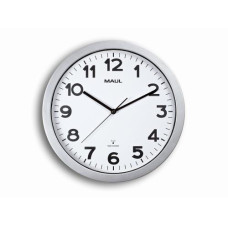 Maul Wanduhr MAULstep Ø 35 cm Silber/Weiss Maul Wanduhr MAULstep Ø 35 cm Silber/Weiss
