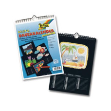 Folia Dauerkalender 17 x 24 cm, Schwarz Folia Dauerkalender 17 x 24 cm, Schwarz
