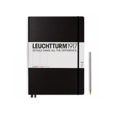 Leuchtturm Notizbuch Master Slim A4, Uni, Schwarz Leuchtturm Notizbuch Master Slim A4, Uni, Schwarz