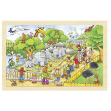 Goki Puzzle Einlegepuzzle Zoobesuch