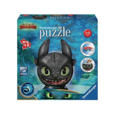 Ravensburger 3D Puzzle Dragons 3 Ohnezahn mit Ohren