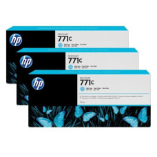 HP Tinte Nr. 771C (B6Y36A) Light Cyan (3er-Pack)