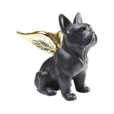 Kare Aufsteller Sitting Angel Dog Gold/Schwarz Kare Aufsteller Sitting Angel Dog Gold/Schwarz