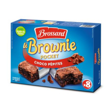 Brossard Mini Brownie mit Schokostückchen 8 Stück