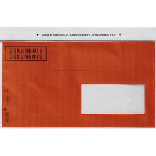 Antalis Dokumententasche C6/5 Druck, Fenster Rechts, 1000 Stück, Rot