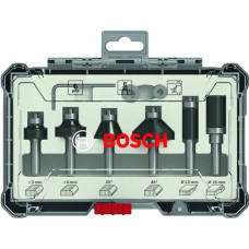Bosch Professional Fräserset 8-mm-Schaft 6-teilig Bosch Professional Fräserset 8-mm-Schaft 6-teilig