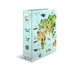 HERMA Ordner Weltkarte 7 cm, Mehrfarbig HERMA Ordner Weltkarte 7 cm, Mehrfarbig