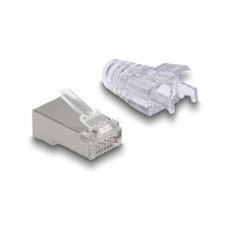 Delock Stecker RJ45, FTP, Cat.6 50 Stück, Transparent