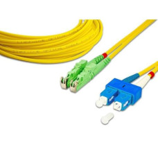 Lightwin LWL-Patchkabel E2000/APC-SC, Singlemode, Duplex, 3m Lightwin LWL-Patchkabel E2000/APC-SC, Singlemode, Duplex, 3m
