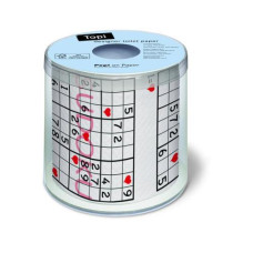 Paper + Design Toilettenpapier Sudoku 1 Rollen, 3-lagig, Mehrfarbig Paper + Design Toilettenpapier Sudoku 1 Rollen, 3-lagig, Mehrfarbig