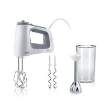 Braun Handmixer MultiMix 5 HM5107WH Weiss/Grau